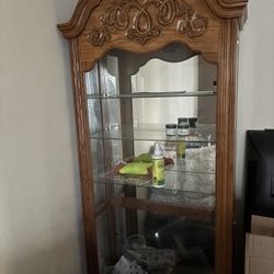 Dining Wood Curio 