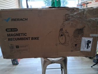 Merach MR-S19 magnetic recumbent bike. New in box with warranty.