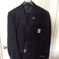  Stacy Adams black casual suit 42R - $100 (Fremont ) 