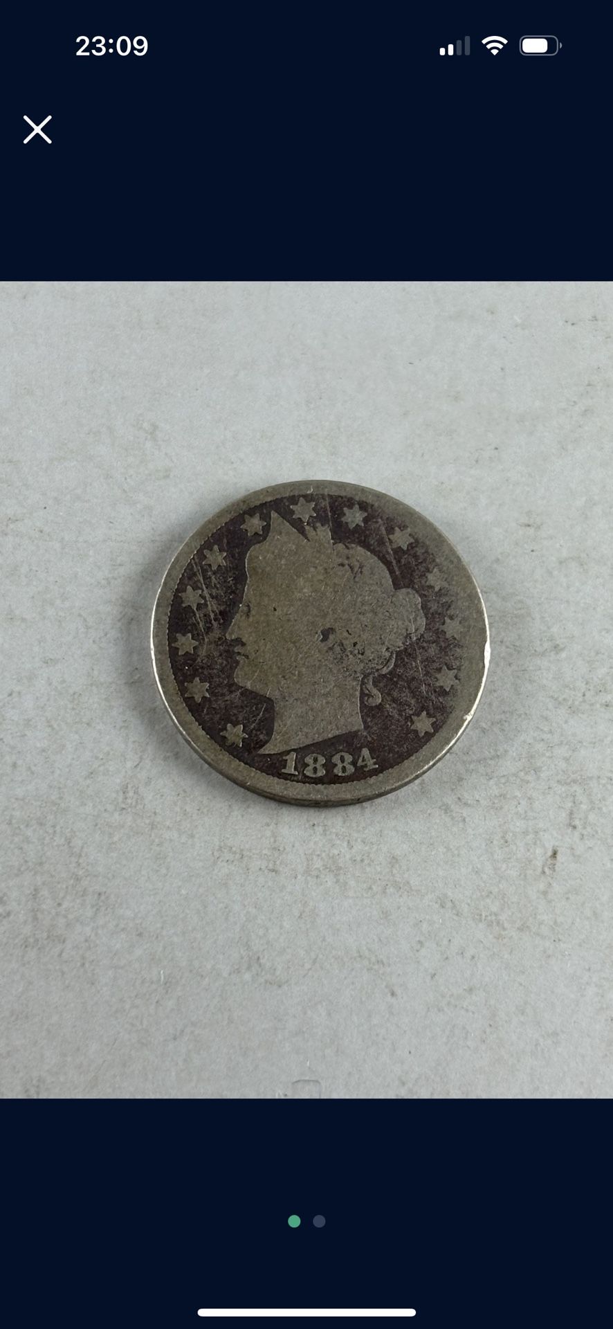 1884 Liberty "V" Nickel -- NICE KEY DATE COIN! — SHIPPING AVAILABLE!!