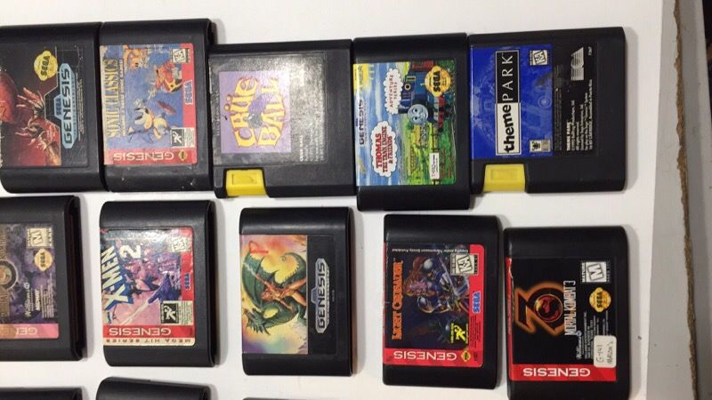 Loose sega Genesis games