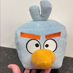 Angry Birds Space Plush Ice Cube Blue Square Bird Plush 7”Sound does notWorks 