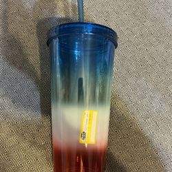 Cup  W/ Straw 