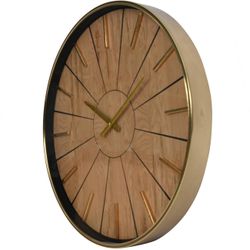 Brass Round Clock