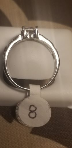 Silver ring.