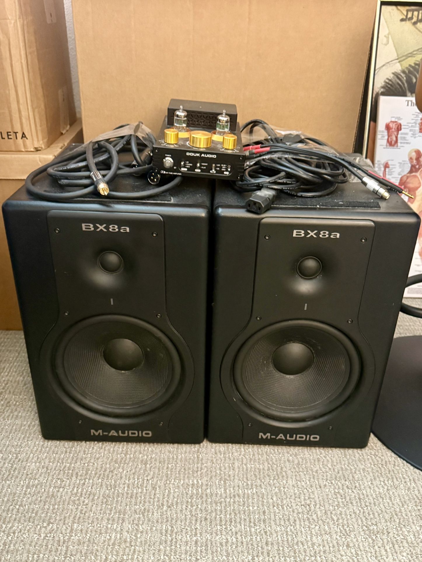 Speaker And Phono Preamp Set