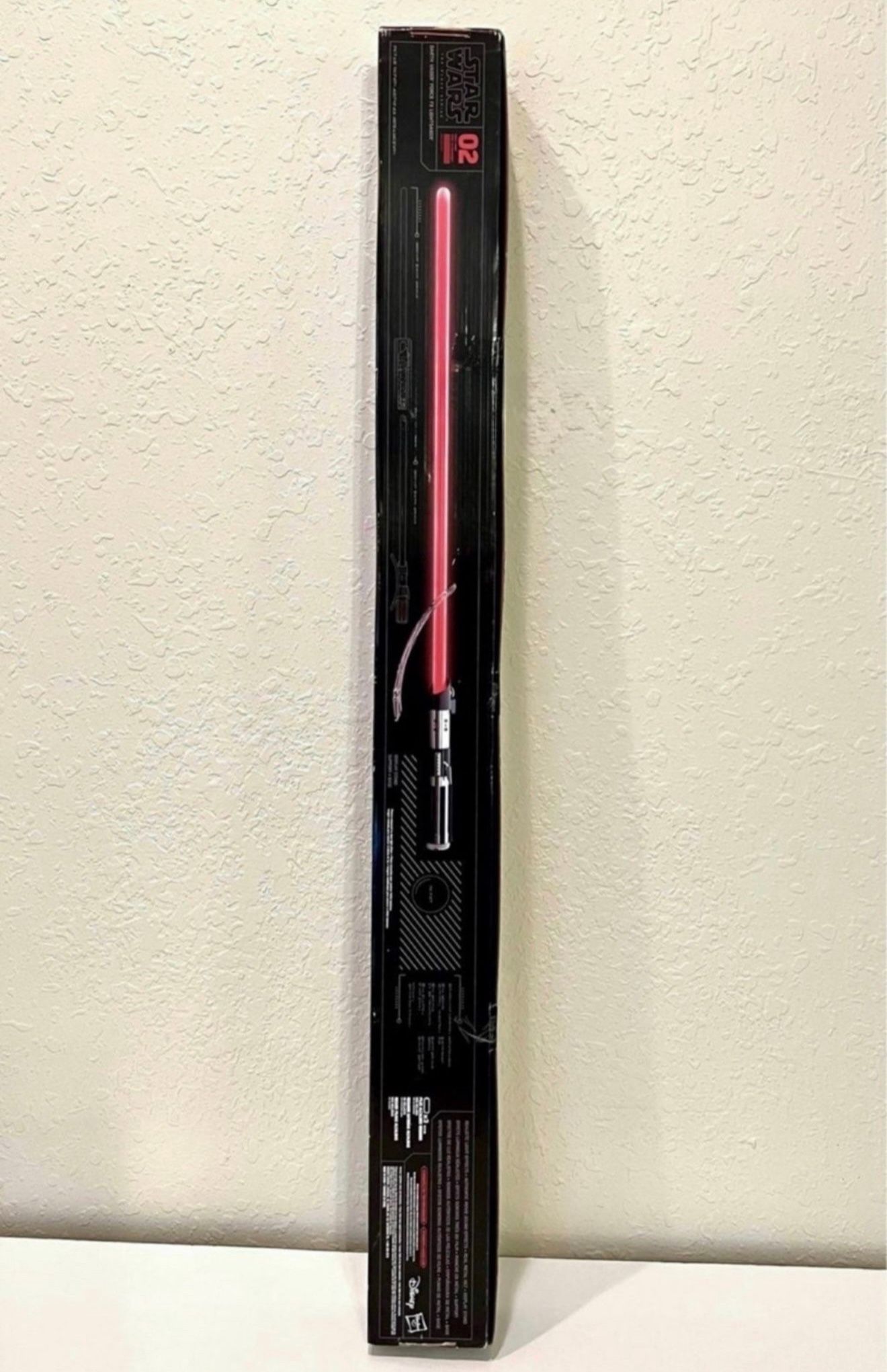 New! Star Wars Lightsaber Darth Vader The Black Series #02 Force FX RED Hasbro. RARE