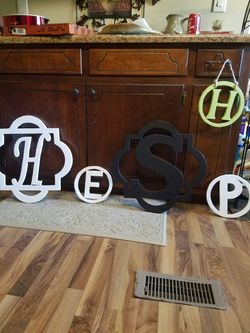 Wood letters
