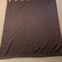 Patterned Brown Curtains (Blackout)