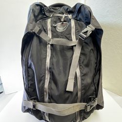 Osprey Porter 65L Travel Backpack Large Hiking Multipurpose Bag Convert - Black