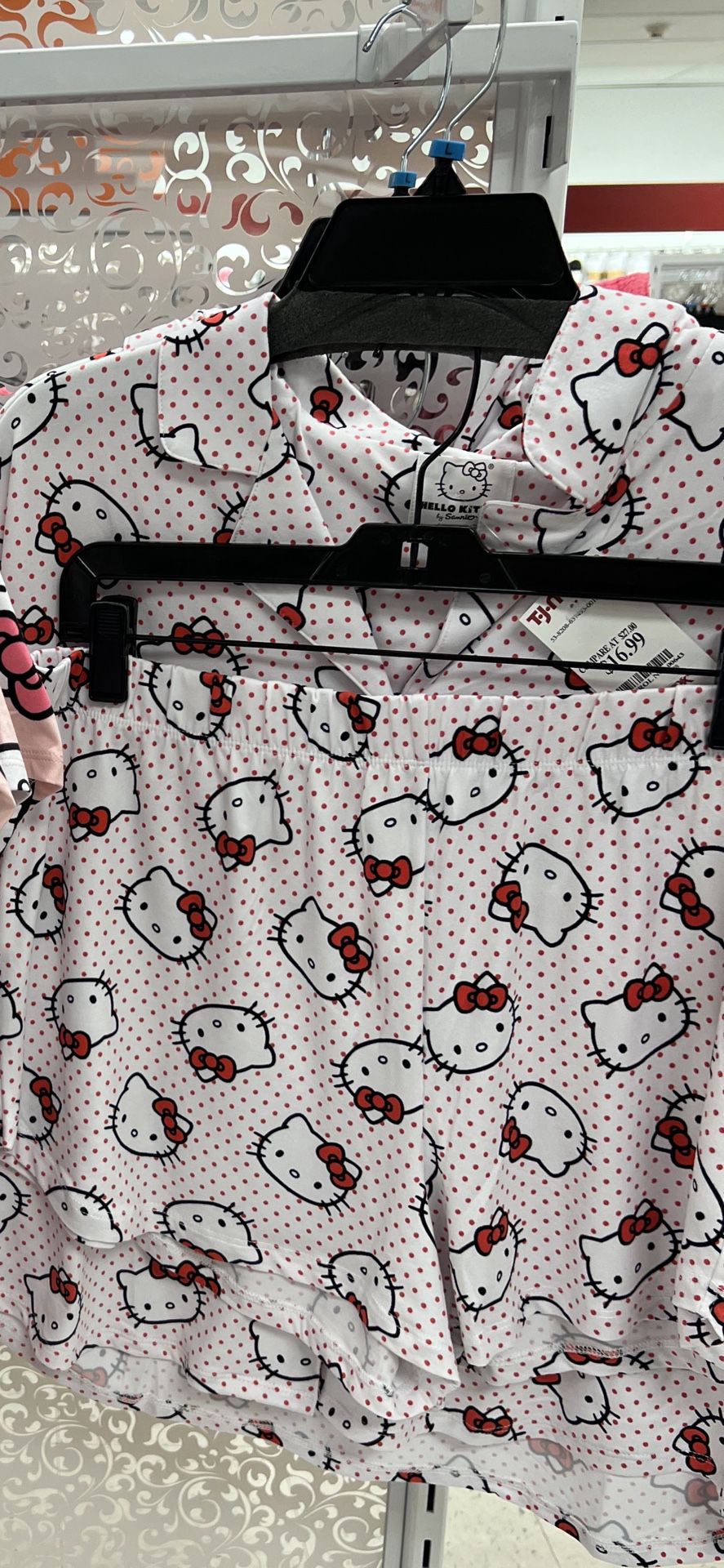 Hello Kitty White Pajama Set 