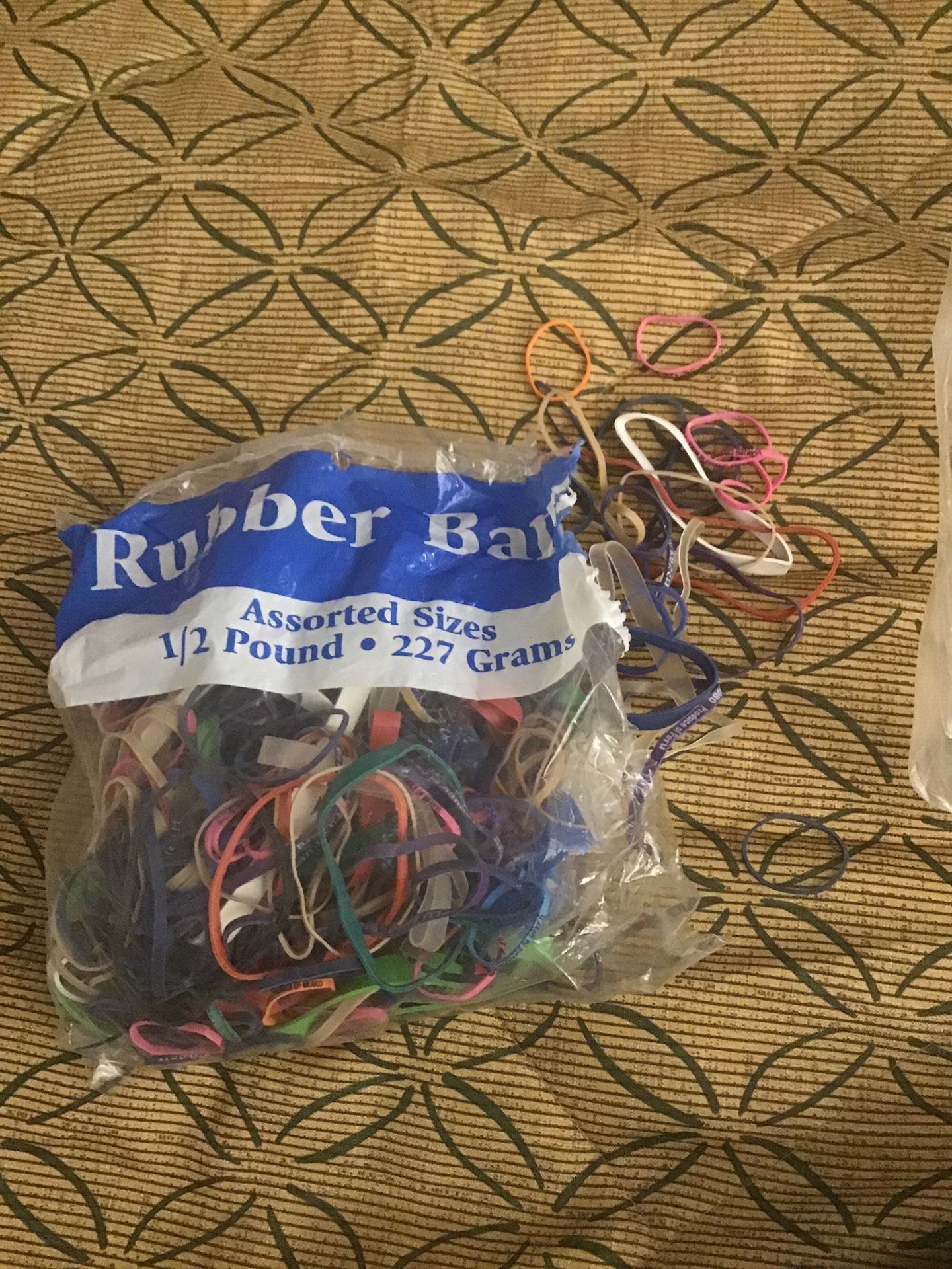 Rubber Band Assorted Opened Pack Mixture