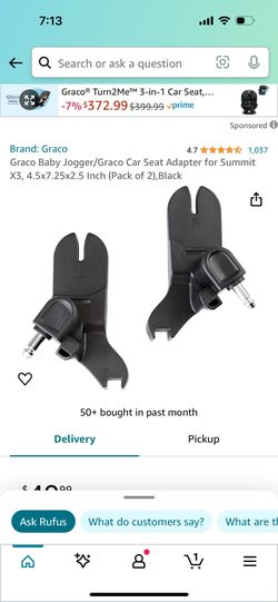 City Mini Graco Car seat Adapter 