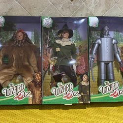 Wizard Of Oz Set Of 3  Barbie Dolls  2013