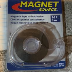 Magnetic tape with adhesive 26 feet long