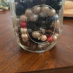 Mystery Jewelry Jar Vintage 