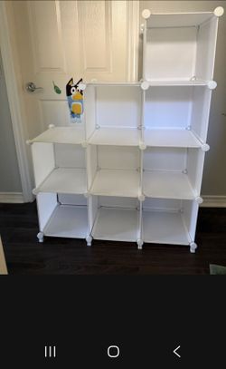 Cube storage unit.