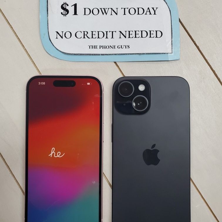 Apple iPhone 15 5G -PAYMENTS AVAILABLE FOR AS LOW AS $1 DOWN - NO CREDIT NEEDED