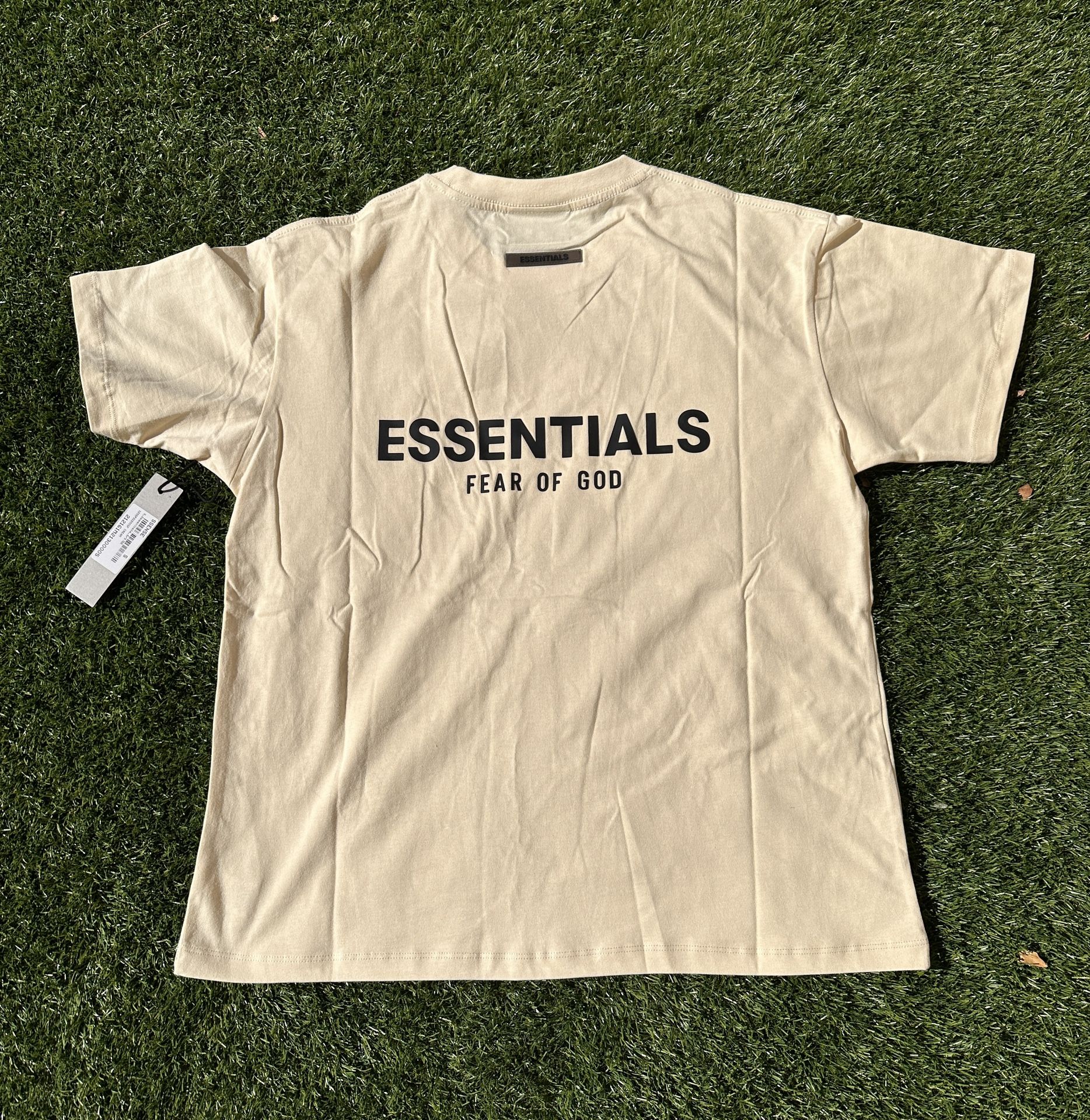 Essentials FOG Tee ‘Buttercream’ Sizes S, M, and L Brand New Authentic w/ Tags