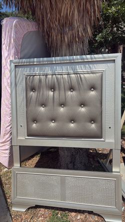 Twin size bed from & mattress