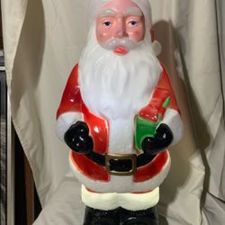25 inch blow mold Santa Christmas