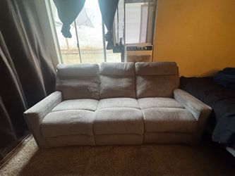 FREE   Sofa with two recliners