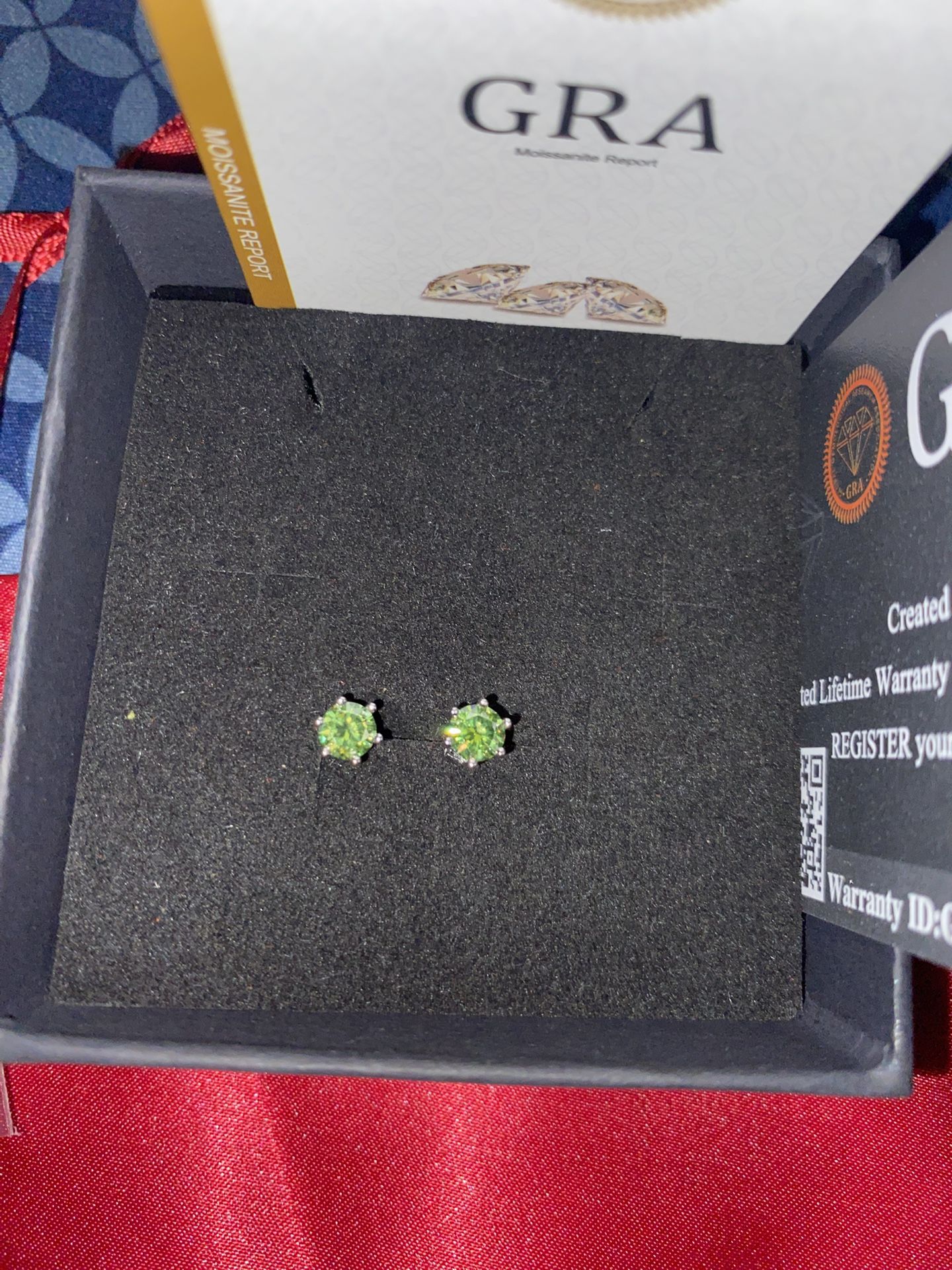Moissanite Diamond Earring