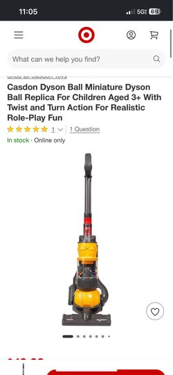 Kids Dyson vacuum
