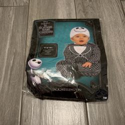 Baby Jack Skeleton Costume 6-12 Months