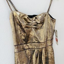 Zara Gold Dress XS