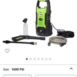 Greenworks 1600 PSI 1.2 GPM power Washer