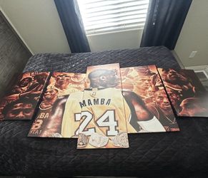 Kobe Bryant 5 Piece XL Canvas Art