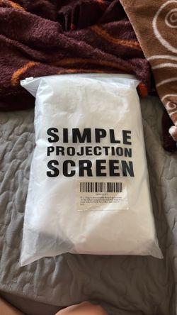 Simple projector screen