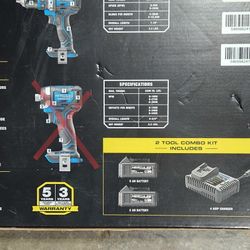Hercules 20v Brushless Cordless hammer drill driver kit w/ 2 batteries 