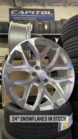 SnowFlake Wheels 24”
