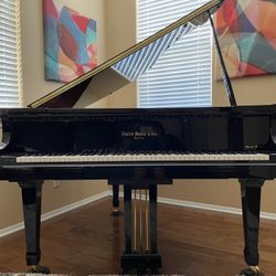 Hallet Davis GP160 5’3” Baby Grand Piano- Ebony Polish