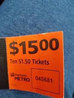 King county metro tickets