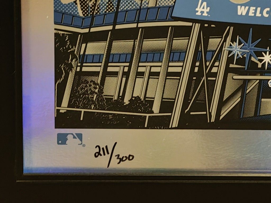 Gabriel “Fluffy” Iglesias Signed Dodger Stadium Holographic Poster Beckett #BH085411, Poster #211/300