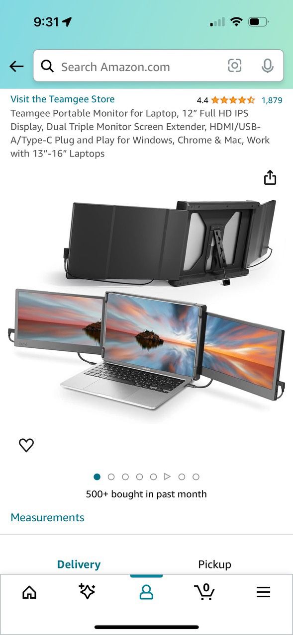 Teamgee Portable Monitor For Laptop