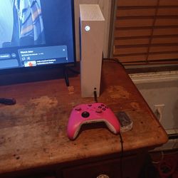 Xbox Series S, Controller (Pink), Rechargeable Battery Packs