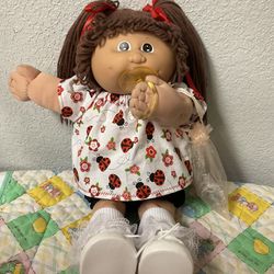 Vintage Cabbage Patch Kid Girl With Pacifier HM#4 Second Edition Hong Kong 