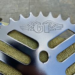 Gt bmx pro performer 43T chrome Cheesegrater sprocket