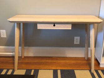 IKEA Lisabo Desk and Container Store Chair for Sale in Newton, MA