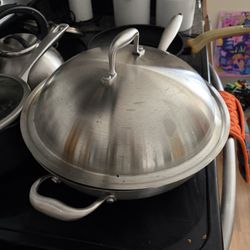 Stainless Steel Large wok 