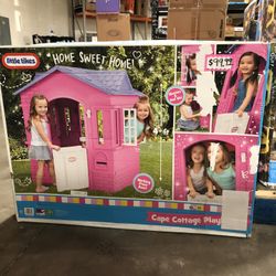 Pink Little Tikes Cape Cottage Playhouse 2+ Yrs 