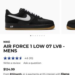 Nike Air Force 1 Size 8