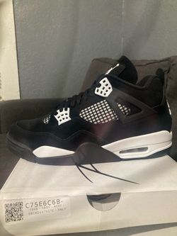 Jordan 4 Retro White Thunder Authentic Size 9.5 and 10.5  ( Proof Of Purchase)