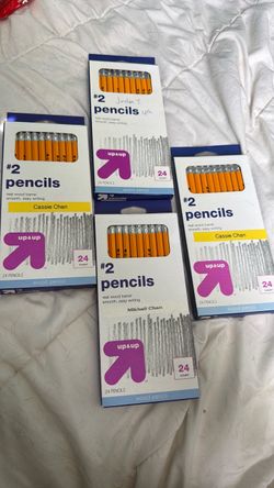Up & Up #2 Pencils 24-Count – 4 Boxes