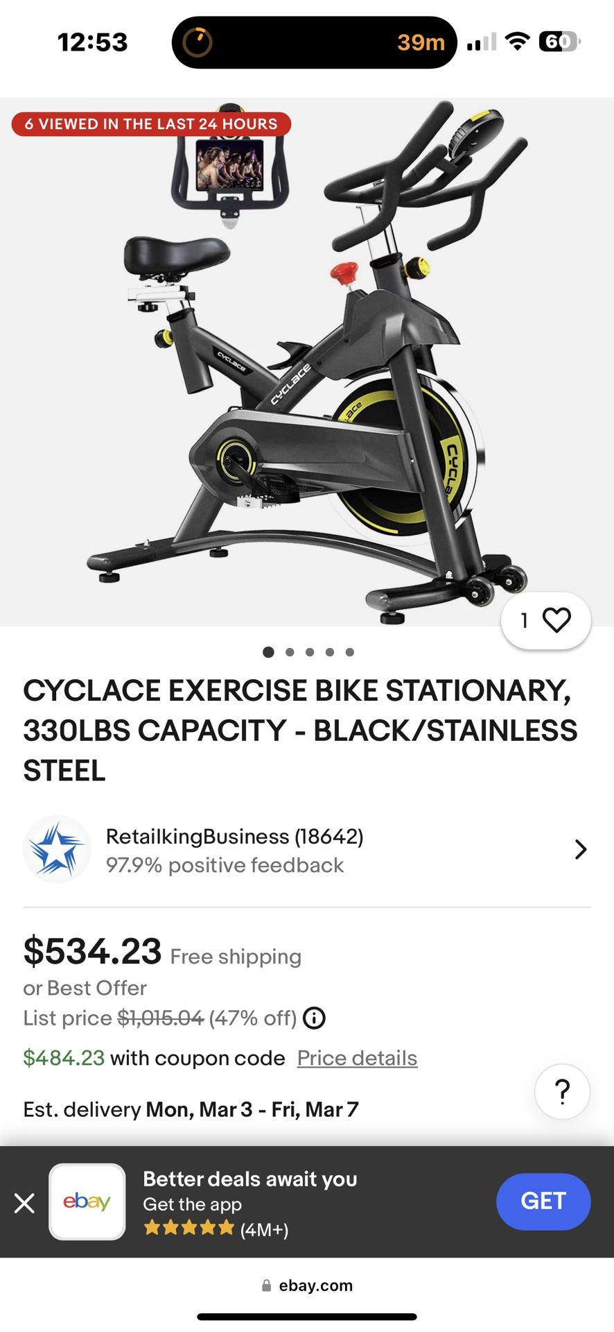 Cyclace Exercise Bike