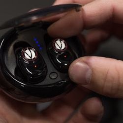 Wireless Headphones and Charging Case